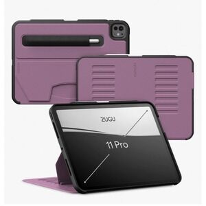 ZUGU Case for iPad Pro 11 M4 Berry Purple Magnetic Stand ZG-24-PRO11P NEW